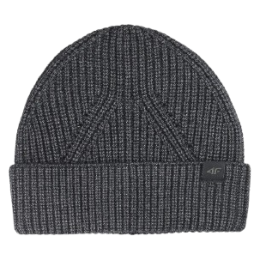 Gorro 4F Cap M576 negro DEEP BLACK MELANGE