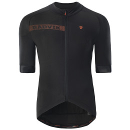 Maillot de ciclismo de hombre Radvik Bravo Gts negro Black/Tangarine Tango