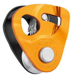 Polea Petzl Nano Traxion amarillo