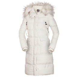 Abrigo de invierno para mujer Northfinder Shitma blanco/negro