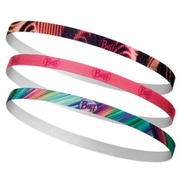 Banda para cabeza Buff Hairband (3ks) negro/rosa GleamMulti