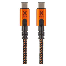 Cable de carga y datos Xtorm Xtreme USB-C PD cable (1,5m) negro Black/Orange