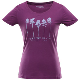 Camiseta de mujer Alpine Pro Dafota violeta wood violet