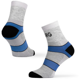 Calcetines de hombre Warg Trail MID Wool gris/azul SvSedaCernoModraCerna