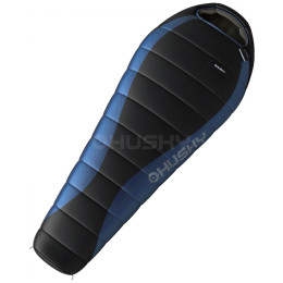 Saco de dormir de plumón Husky Drape -20°C negro/azul