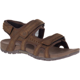 Sandalias de hombre Merrell Sandspur Lee Backstrap marrón DarkEarth