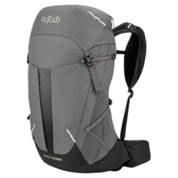 Mochila de senderismo para mujer Rab Airox 28 ND gris graphene/GRH