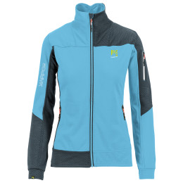 Sudadera de mujer Karpos Puez W Fleece azul Blue Atoll/Dark Slate