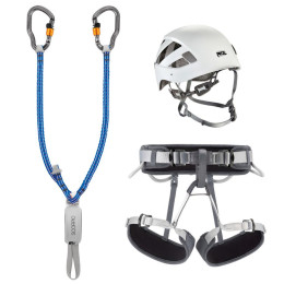Juego de vía ferrata Petzl Kit Via Ferrata Vertigo