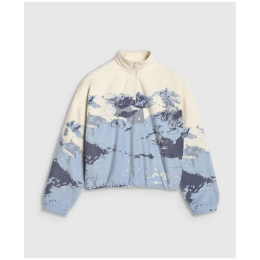 Sudadera para niños 4F Fleece F343 beige/azul MULTICOLOUR ALLOVER