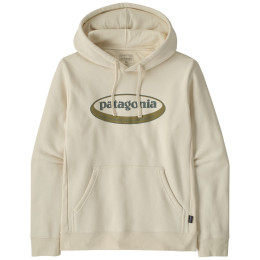 Sudadera de hombre Patagonia Men's '95 Oval Logo Uprisal Hoody blanco Birch White