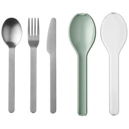 Juego de cubiertos Mepal Eclipse verde Nordic Sage