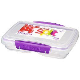 Caja de merienda Sistema Small Split To Go 350ml violeta