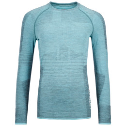 Camiseta funcional de mujer Ortovox W's 230 Competition Long Sleeve azul IceWaterfall