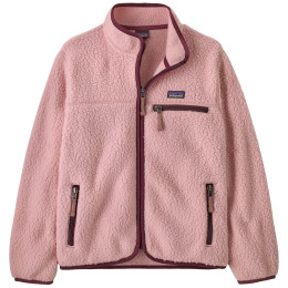 Sudadera para niños Patagonia K's Retro Pile Jacket - Fuzzy Mauve rosa Fuzzy Mauve