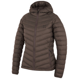 Chaqueta de plumón para mujer MOOA DownLite marrón Coffee