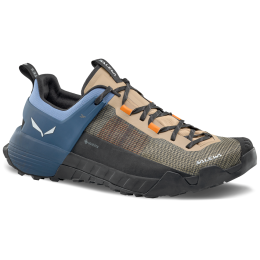 Calzado de senderismo para hombre Salewa Wildfire Nxt Gtx M beige/azul Quicksand/Dark Denim