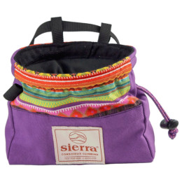 Saco de magnesio SIERRA Climbing Cube violeta