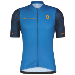 Maillot de ciclismo de hombre Scott M's RC Team 10 SS azul/naranja storm blue/copper orange
