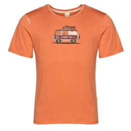 Camiseta de hombre Chillaz Bozen Climber's Life naranja Terracotta