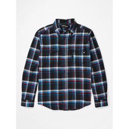 Camisa de hombre Marmot Tromso Midweight Flannel LS negro Black