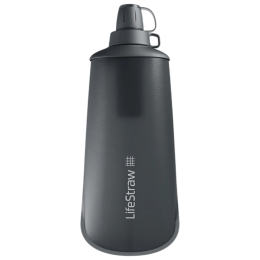 Botella con filtro LifeStraw Peak Squeeze Bottle 1L negro Dark Grey