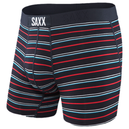 Calzoncillos bóxer Saxx Vibe Boxer Brief Dk Ink coast stripe azul/rojo DkInkCoastStripe