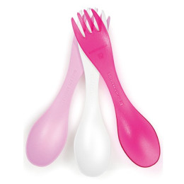 Juego de cubiertos Light My Fire Spork little 3-pack rosa