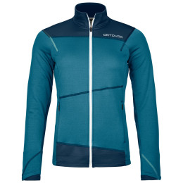 Sudadera de mujer Ortovox Fleece Light Jacket W azul mountain blue