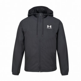 Chaqueta de hombre Under Armour Rival Wvn Windbreaker negro Black/Black/White