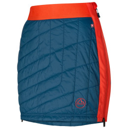 Falda de invierno para mujer La Sportiva Warm Up Primaloft Skirt W azul/rojo Storm Blue/Cherry Tomato