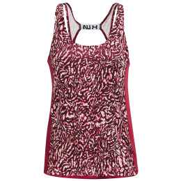 Camiseta sin mangas para mujer Under Armour Fly By Printed Tank rosa Black Rose / Black Rose / Reflective