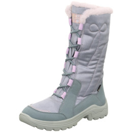 Botas de invierno para niños Superfit Aurora GTX Hellgrün/Lila