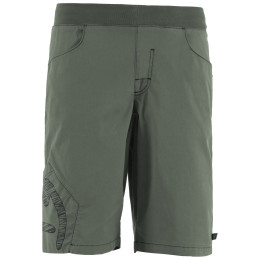 Pantalones cortos de hombre E9 Pentago Peace verde/gris Agave