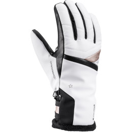 Guantes de esquí para mujer Leki Snowfox 3D Lady blanco WhiteGold