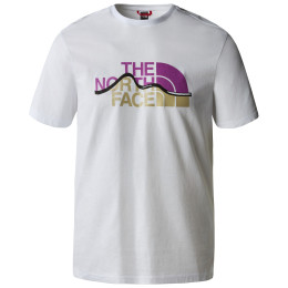 Camiseta de hombre The North Face Mountain Line Tee - Eu blanco TNFWHT/PURPLECACTUSFLOWER