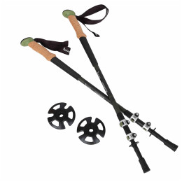 Bastones de senderismo Warg Connector Carbon verde green
