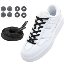 Cordones Lock Laces Flat negro Flat Black