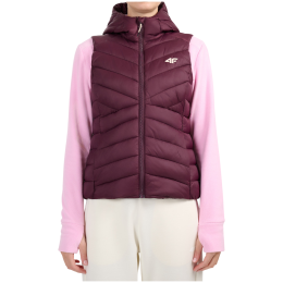 Chaleco de mujer 4F Vest Jacket F372 burdeos Burgundy