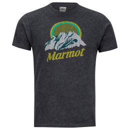 Camiseta de hombre Marmot Pikes Peak Tee SS negro NewCharcoalHeather
