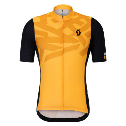 Maillot de ciclismo de hombre Scott Jersey M's RC Endurance SS amarillo/negro gleam orange/black