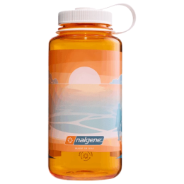 Botella Nalgene Wide Mouth Landscape 1000 ml naranja Clementine Landscape with Sunset