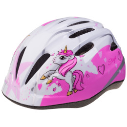 Casco para niños Etape Rebel rosa/blanco White/Pink