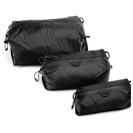 Funda de viaje Peak Design Ultralight Mesh Packing Cube BUNDLE XXS-XS-S negro black