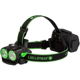Linterna frontal Ledlenser Čelovka XEO 19R s kufrem negro/verde