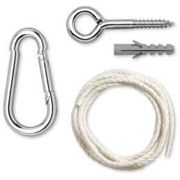 Fijación de hamaca La Siesta Seguro blanco