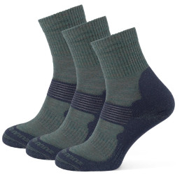 Calcetines Zulu Merino Allseason 3-pack verde green