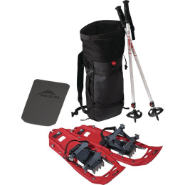 Juego MSR Snowshoe Kit rojo/negro Red/Black