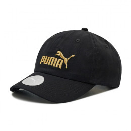 Gorra Puma ESS Cap 2021 negro Puma Black-Gold-No 1