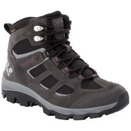 Calzado de mujer Jack Wolfskin Vojo 3 Texapore Mid W 2022 negro/violeta DarkSteel/Purple